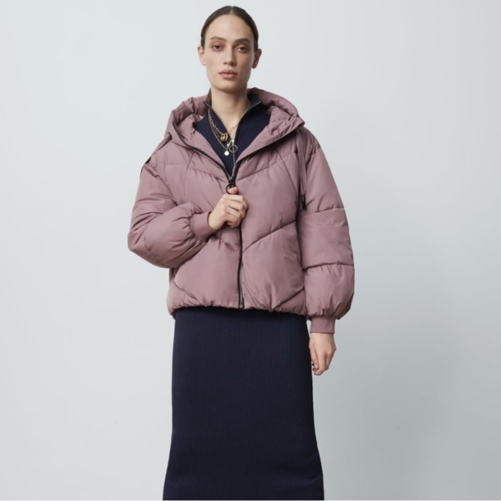 Zara Water Repellent Hooded Jacket Mauve *FINAL PRICE*